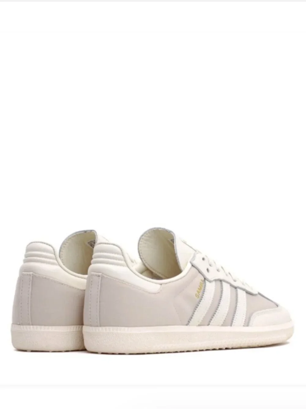 Adidas Off White Nylon Samba OG Sneakers - 6.5 - 7US